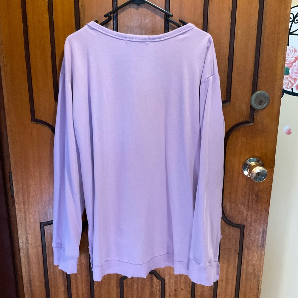 3rd Story ‘Ulverstone’ Relaxed Sweater Size L $40 💜 - Picture 9 of 11